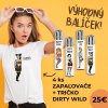 Výhodný balíček UNISEX Tričko kolekcie Dirty Wild a 4ks zapaľovačov CLIPPER® L