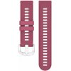 Silikónový remienok Ricardo 18mm (pro Garmin Venu 2S, Vívoactive 4S, Forerunner 265S, Venu 3S aj.), červený V1, Quick Release