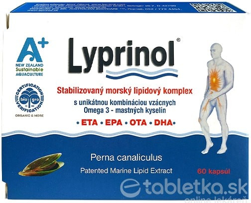 Lyprinol lipidový extrakt 60 kapsúl