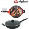 Panvica s pokrievkou ALPINA na indukciu CHEF 28cm 3mix (Indukčná panvica s pokrievkou )