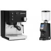 Rancilio Silvia BC, black + Eureka Atom Specialty 75, black