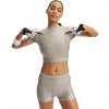 Dámske kompresné tričko s krátkym rukávom Under Armour HEATGEAR CROP MOCK SS TEE W 6010006-203 - M