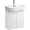 Laufen Sonar Skrinka pod umývadlo, 2 dvierka, biela matná H4054830341701