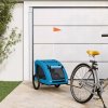 VidaXL Príves na bicykel pre zvieratá, tkanina Oxford a železo