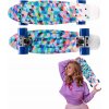 Skateboard Meteor Viacfarebný geometric 56x15 cm
