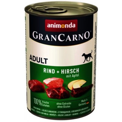 Animonda Gran Carno Adult hovädzie & jeleň & jablko 6 x 400 g