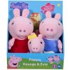 Prasiatko Peppa Sada maskotov Prasiatko Peppa, George a Evie - 08423