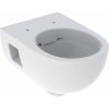 GEBERIT Závesné WC s hlb. splach. Selnova, čiastočne uzavretý tvar,Rimfree: T=53cm, Biela, 501.545.01.1