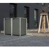 Hide box na odpadky - 2 koše (240l), sivá farba 80x139x115 cm, NOVINKA