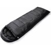 Meteor Spací vak Meteor Dreamer PRO, mumiový spací vak 220 cm x 75 cm - outdoorový spací vak - kemping, cestovanie, festival - od 15 °C do -4 °C s kompresným vakom čierny