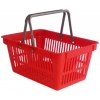 Košík nákupný do samoobsluhy červený CZ 2