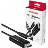 AXAGON RVC-DPC, redukcia / kábel USB-C -> DisplayPort 1.8 m, 4K/60 Hz