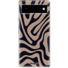 Odolné silikónové puzdro iSaprio - Zebra Black - Google Pixel 6 5G
