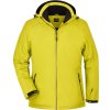 James & Nicholson Bunda JN 1053, 3-vrstvá, sportovní, softshellová, zimní, dámská COT02105320003-yellow L Žlutá