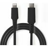 Baseus CAJY000201 Crystal Shine Series, USB-C - Lightning 20W, 1,2m, černý