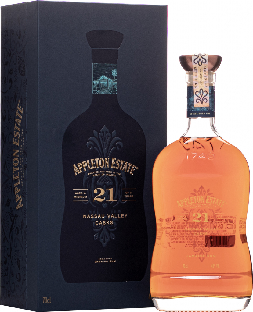 Appleton Estate 21y 43% 0,7 l (kazeta)