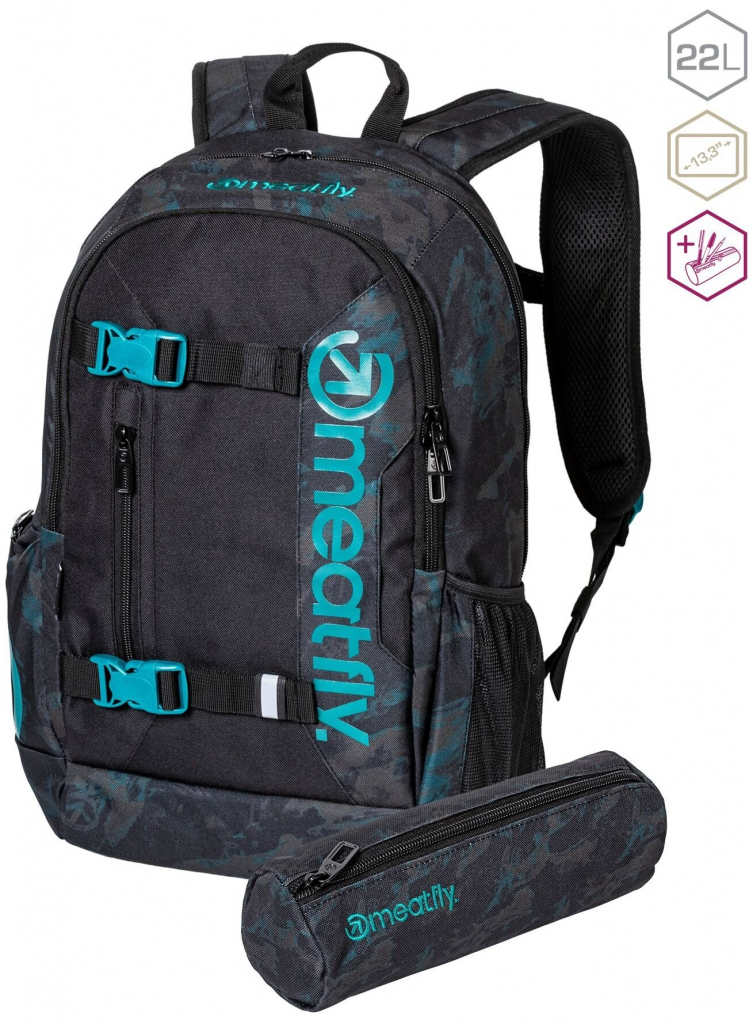 Meatfly Basejumper petrol mossy/black 22 l