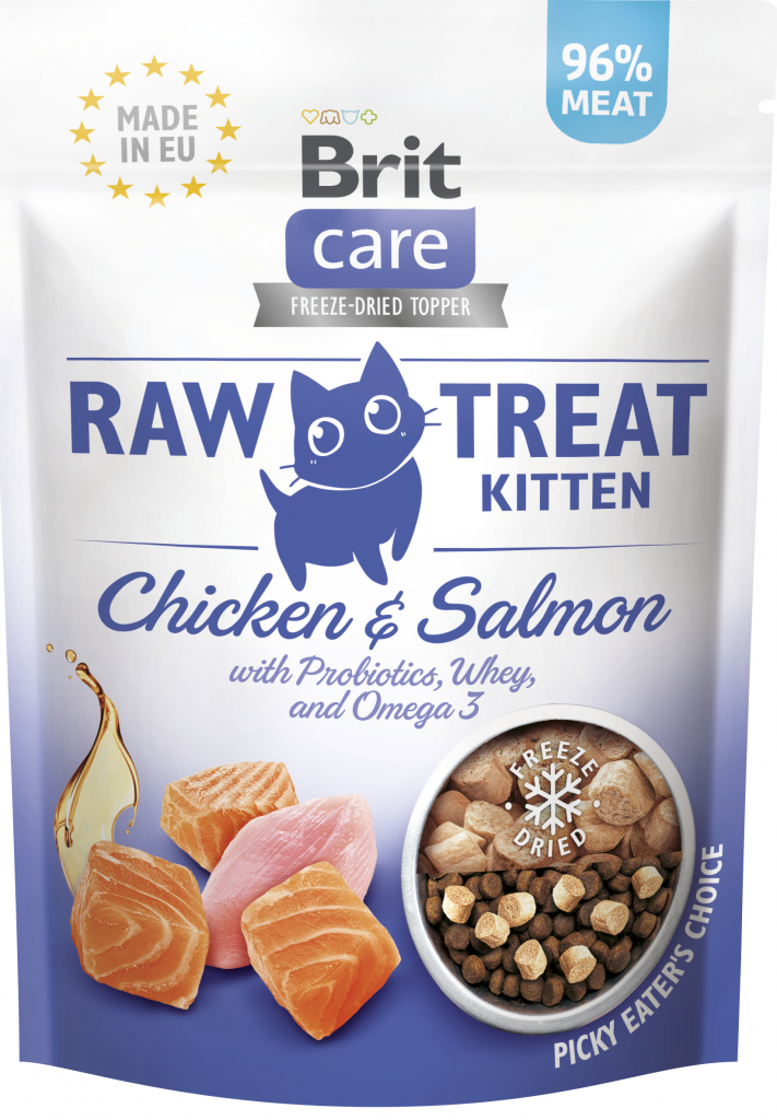 Brit Care Cat Raw Treat Kitten Chicken & Salmon 40 g