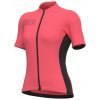 Letný cyklistický dámsky dres Alé Cycling Solid Color Block ružový L