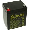 Long 12V 5Ah olověný akumulátor F2 PBLO-12V005-F2A