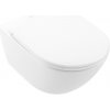 Villeroy & Boch Universo - COMBI PACK WC závesné TwistFlush + sedátko s poklopom SoftClose, alpská biela 4670T901