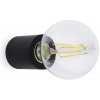 FARO Barcelona | FARO 62151 - Nástenné svietidlo TEN 1xE27/20W/230V čierna | FA62151
