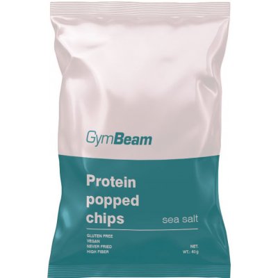 GymBeam Proteínové čipsy morská soľ 40 g