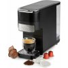 DOMO Kávovar 4v1 na pody aj kapsule – čierny DO748K