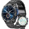 Smart hodinky Lazird SMARTWATCH TITANIUM GPS 860MAH BATERKA INDUKČNÉ čierne