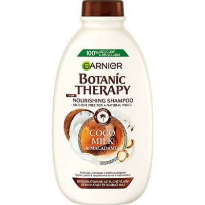 Garnier Vyživujúce a zvláčňujúci šampón pre suché a hrubé vlasy Botanic Therapy (Coco Milk & Macadamia Shamp (Objem 400 ml)