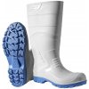 D990791 SITNO / Gumové čižmy s modrou podošvou - biela 48