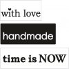 Odlievacia pečiatka do mydla - handmade, with love, time is now