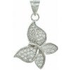 Strieborný prívesok motýľ