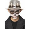 Voodoo Elegantný Klobúk s Kosťami na Halloween Dia de los Muertos pre Deti