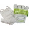 Fitnes rukavice LIFEFIT FIT, veľ. M, bielo-zelené