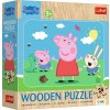 Trefl Drevené puzzle Prasiatko Peppa: Zoznámte sa s roztomilou Peppou 24 dielikov