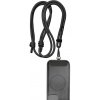 Black Rock Universal Lanyard, šnúrka na mobil, s karabínkou, 30-60 cm, čierna - HAMA 221549