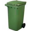 Plastová nádoba na odpad ELKOPLAST 240 l - zelená C