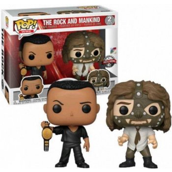 Funko POP! WWE S13 2PK The Rock vs. Mankind