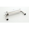 76mm Športový tlmič výfuku- Duplex (nerez) - s certifikátom ECE (971368D-X3-X)