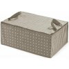 Compactor, textilný úložný box na perinu Rivoli 70 × 50 × 30 cm, hnedý