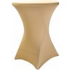 TENTino Elastický obrus EXTREME na koktejlový bistro stôl 70-80 cm VIAC FARIEB Farba obrusu: ŠAMPAŇ / CHAMPAGNE