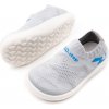 D.D.Step DETSKÉ BAREFOOT SIEŤOVANÉ TENISKY D.D.STEP 093 - LIGHT GREY Veľkosť: 23, Vnútorná dĺžka topánky v cm: 14.6, Vnútorná šírka topánky v cm: 6.3