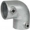 Pozinkovaná spojka pre trubky 60,3 mm, tvar L