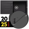 BLANCO SET 11-A 25 FAVUM XL 6 S + DARAS čierna