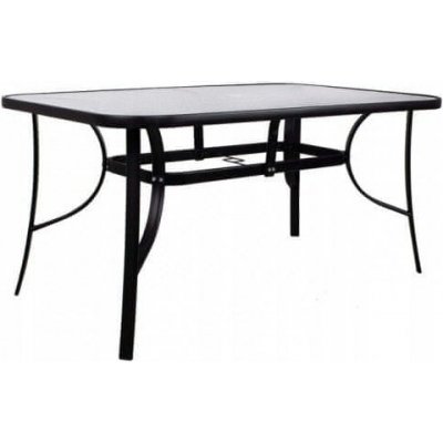 Springos Záhradný stôl GF1014​​​​​​​ čierny