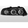 TUNING-TEC Predné svetlá, AUDI A4, 1999-2000, ANGEL EYES ČIERNA