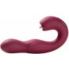Joi Pro - Remote Control Rotating Head G-spot Vibrator & Clit Licker Maroon