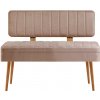 Kalune Design Lavica VINA II s úložným priestorom 110 cm borovica atlantic/béžová