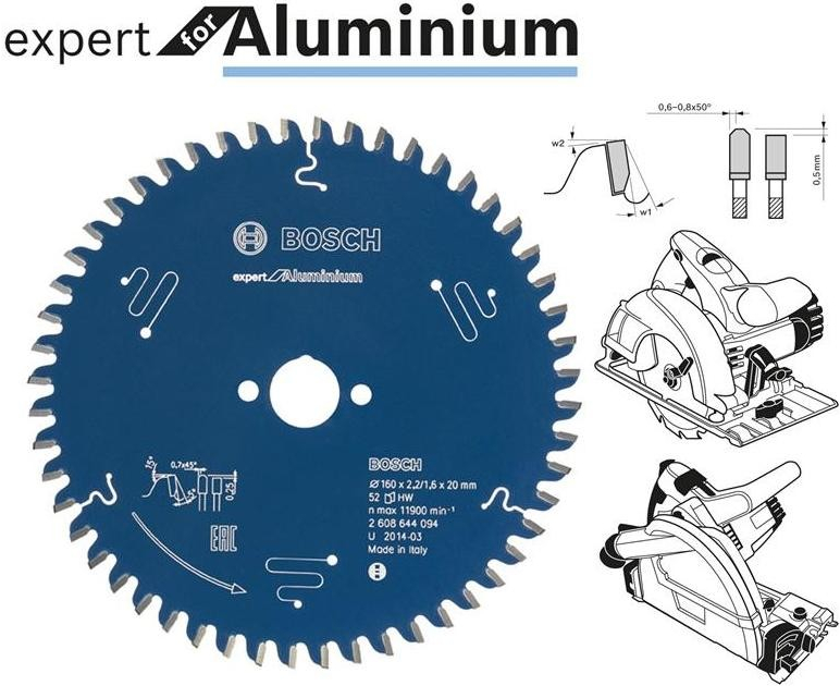 Bosch Pílový kotúč Expert for Aluminium 305 x 30 x 2,8 mm, 96 zubov, 2608644115